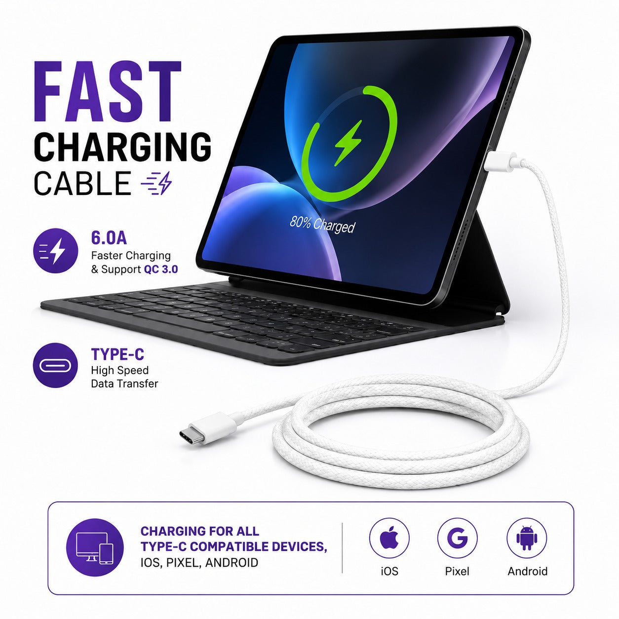 FAST Charging C to I Cable
