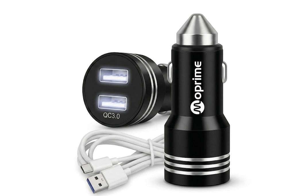Dual USB port car charger