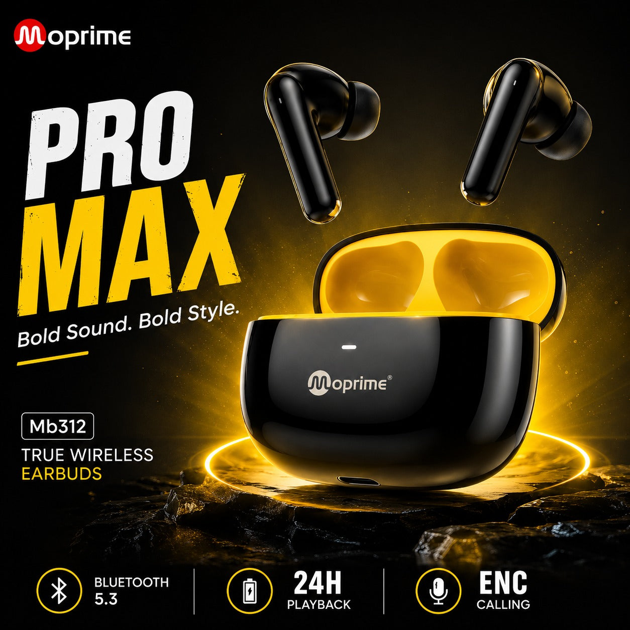 Moprime MB312 Pro Max TWS Earbuds