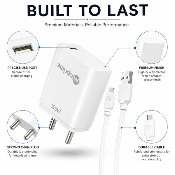 Travel Adapter 15.5W micro USB