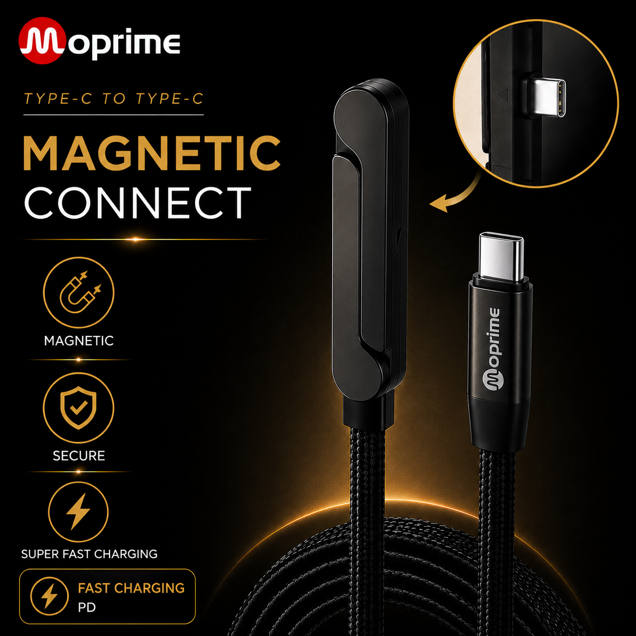 Moprime 240 W C to C Cable