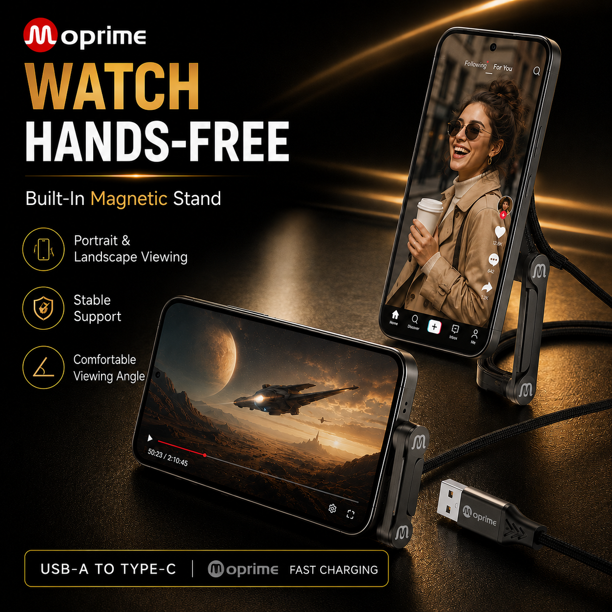 Moprime 65W USB Type C