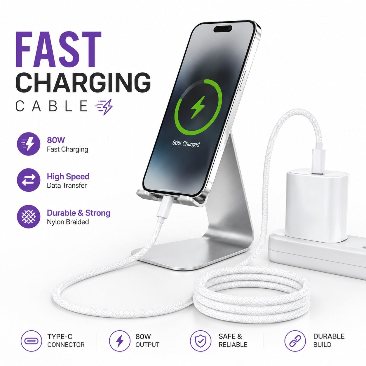 FAST Charging C to I Cable