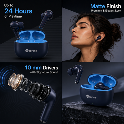 Moprime Mb415 Wireless Bluetooth Earbuds
