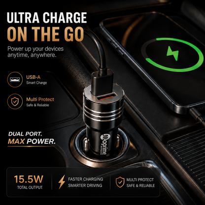 Dual USB port car charger