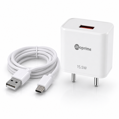 Moprime Travel Adapter 15.5 Watt USB to C-Type