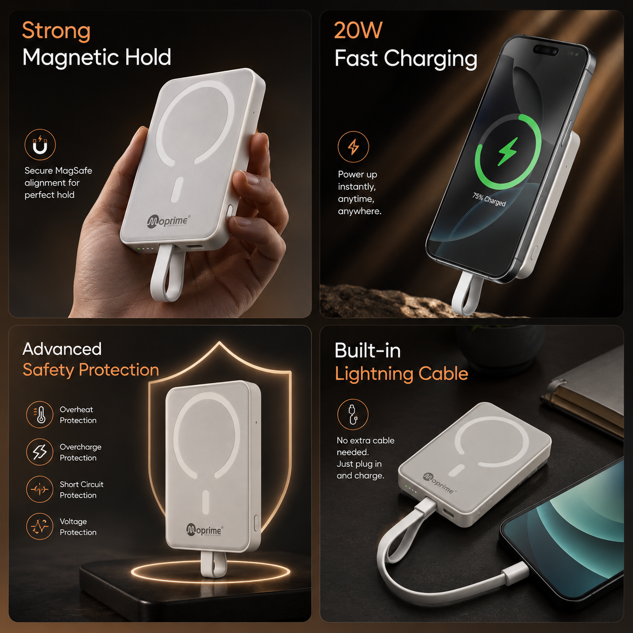 Moprime Magsafe Portable Charger 20W