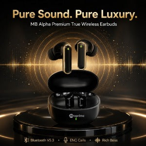 MB Alpha Premium True Wireless Earbuds